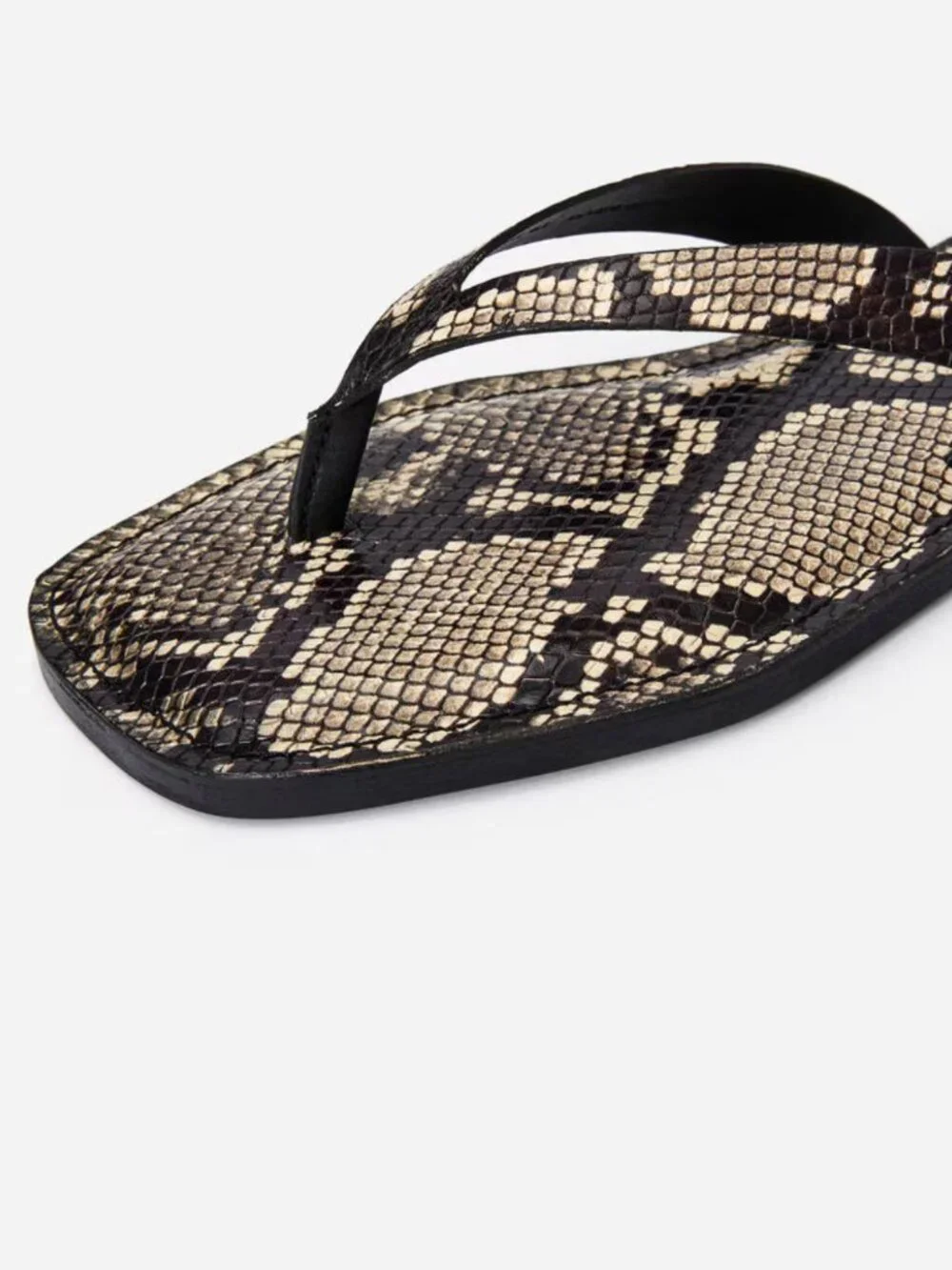 Arket leather flat sandals - Picture 2 of 3